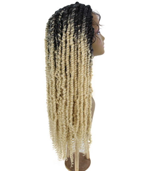 Esosa Blonde Ombre Twisted Braid Synthetic Wig