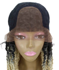 Virgin Human Fertilizer Braided Glueless Lace Front Wigs