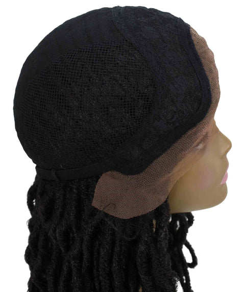 Remy Pink Human Hair Braided Honey Blonde Lace Front Wigs