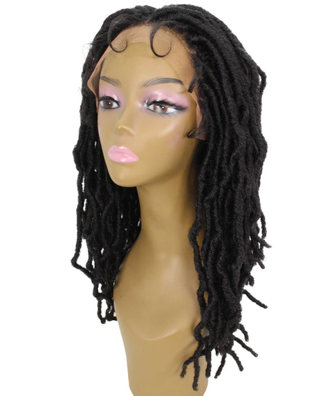 Dara Natural Black Box Braids Lace Wig