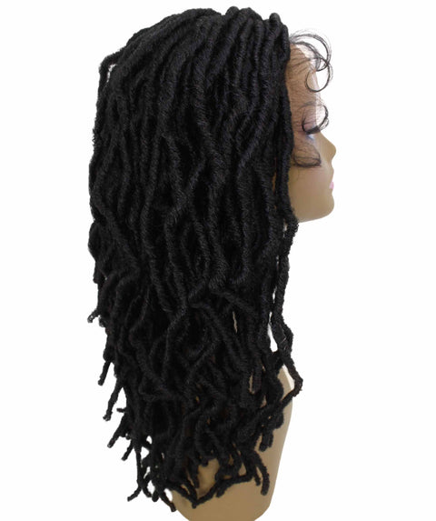 Dara Natural Black Box Braids Lace Wig