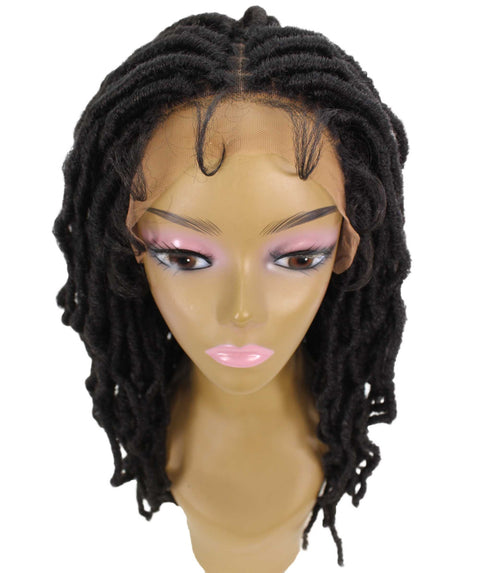 Dara Natural Black Box Braids Lace Wig