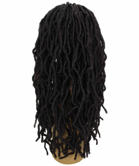 Dara Dark Brown Box Braids Lace Wig