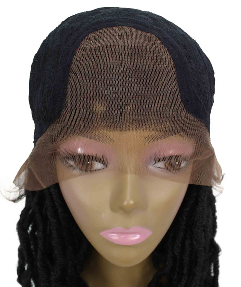 Remy Pink Human Hair Braided Honey Blonde Lace Front Wigs