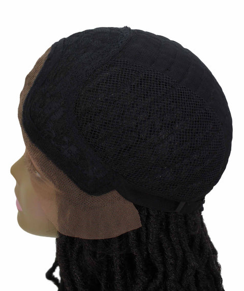 Remy Pink Human Hair Braided Honey Blonde Lace Front Wigs