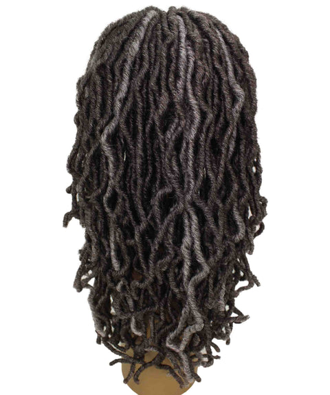 Dara Deep Grey Box Braids Lace Wig