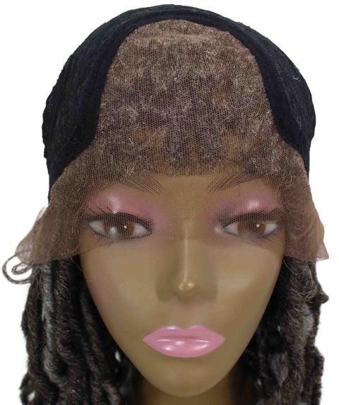 Remy Pink Human Hair Braided Honey Blonde Lace Front Wigs