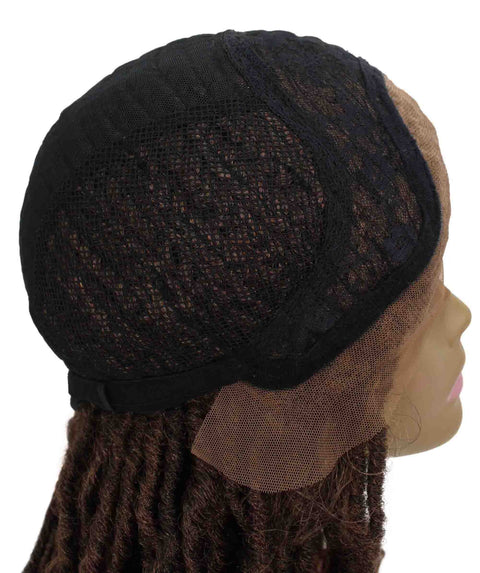 Remy Pink Human Hair Braided Honey Blonde Lace Front Wigs