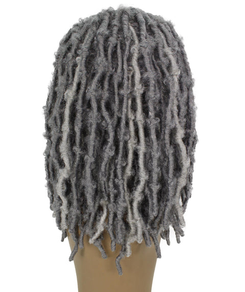 Dara Deep Grey with Light Grey Box Braids Lace Wig