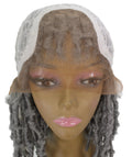 Remy Pink Human Hair Braided Honey Blonde Lace Front Wigs