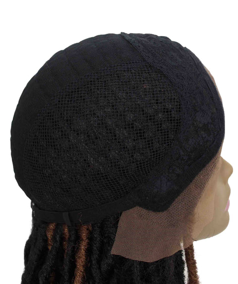 Remy Pink Human Hair Braided Honey Blonde Lace Front Wigs