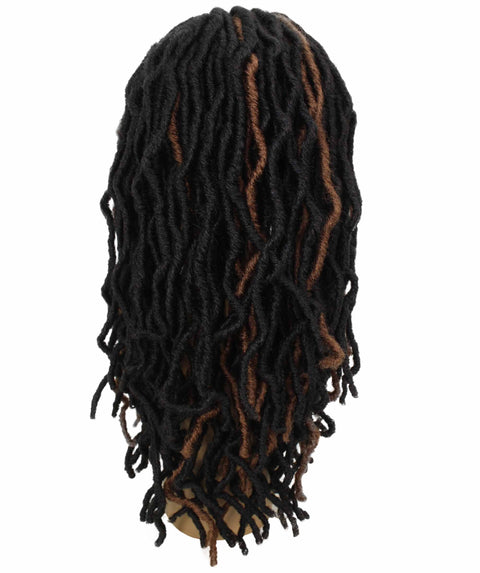 Dara Light Brown Ombre Box Braids Lace Wig