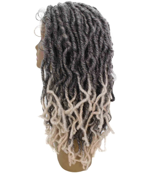 Dara White Ombre Box Braids Lace Wig