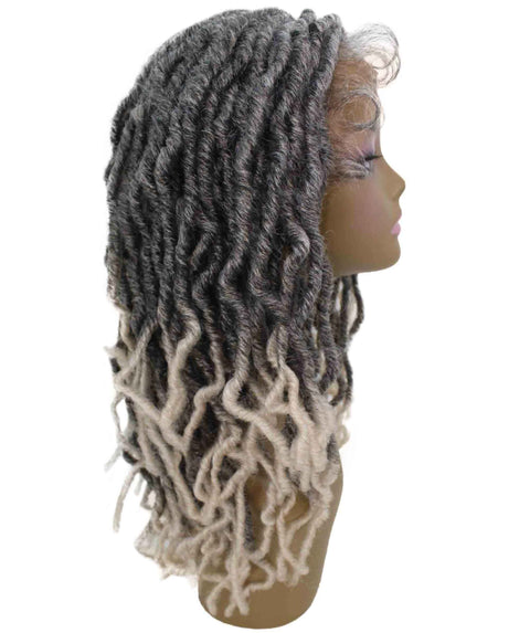 Dara White Ombre Box Braids Lace Wig