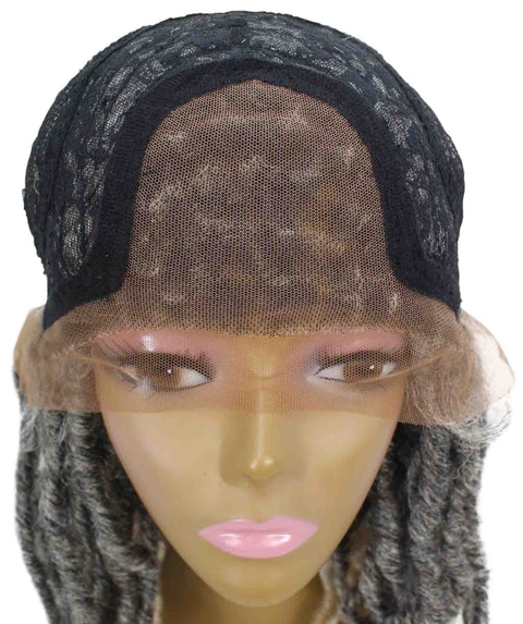 Remy Pink Human Hair Braided Honey Blonde Lace Front Wigs