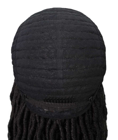 Human Hair Braided Lace Front Lightweight Wigs American