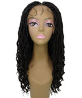 Andrea 25 Inch Natural Black Bohemian Braid wig