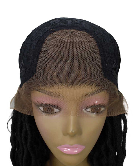 Human Hair Braided Lace Front Lightweight Wigs American