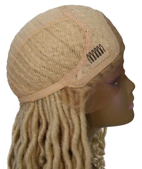 Human Hair Braided Lace Front Lightweight Wigs American