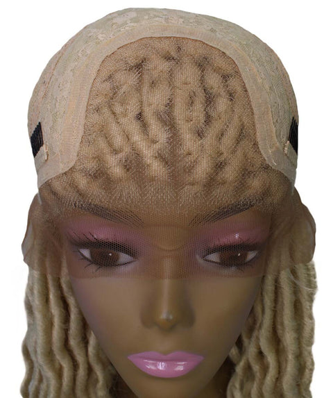 Human Hair Braided Lace Front Lightweight Wigs American