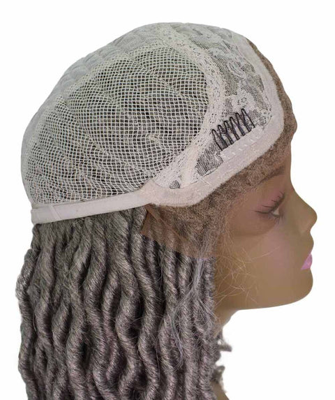 Human Hair Braided Lace Front Lightweight Wigs American