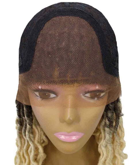 Human Hair Braided Lace Front Lightweight Wigs American