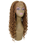 Andrea 25 Inch Golden Blonde Bohemian Braid wig