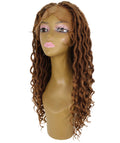 Andrea 25 Inch Copper Blonde Bohemian Braid wig