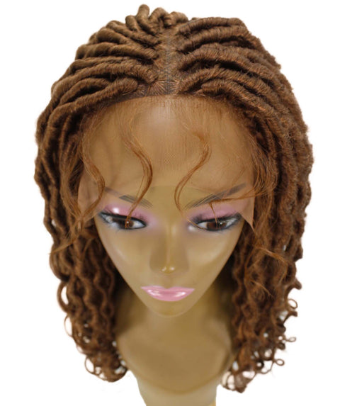 Andrea 25 Inch Copper Blonde Bohemian Braid wig