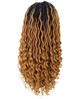 Andrea 25 Inch Honey Blonde Ombre Bohemian Braid wig