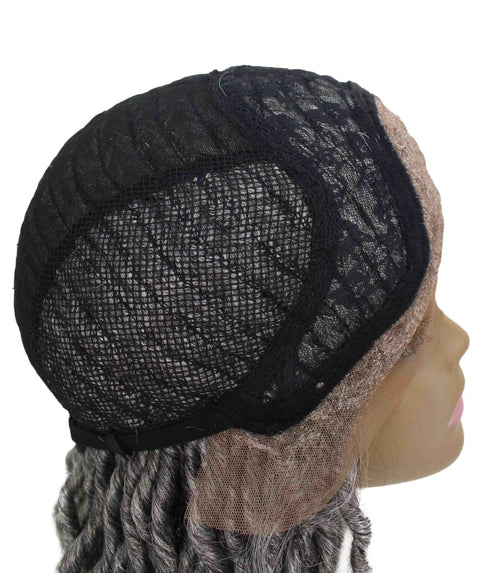 Human Hair Braided Lace Front Lightweight Wigs American