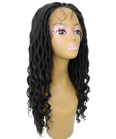 Andrea 15 Inch Dark Brown Bohemian Braid wig