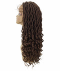 Andrea 15 Inch Chestnut Brown Bohemian Braid wig