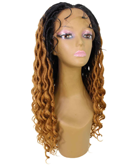 Andrea 15 Inch Honey Blonde Ombre Bohemian Braid wig