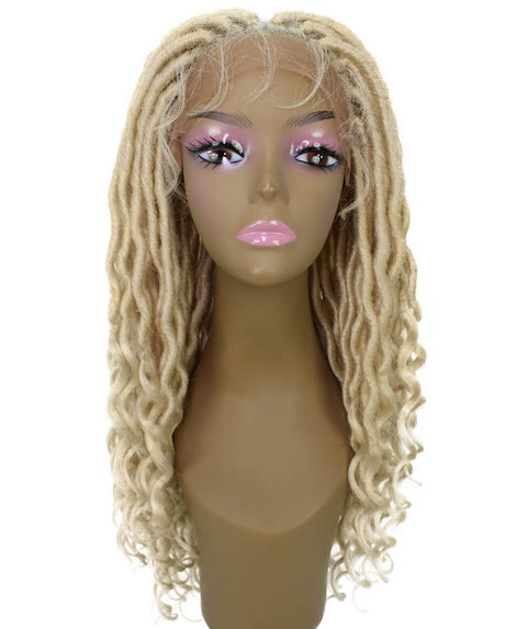 Andrea 19 Inch Light Blonde Bohemian Braid wig