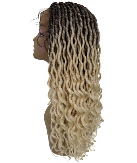 Andrea 19 Inch Blonde Ombre Bohemian Braid wig