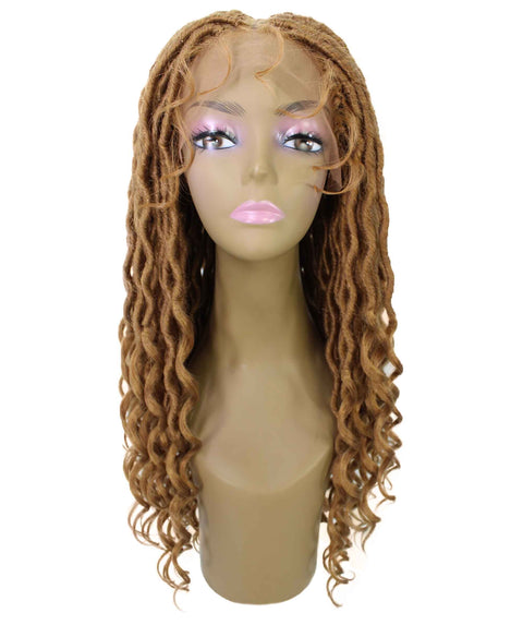 Andrea 19 Inch Golden Blonde Bohemian Braid wig
