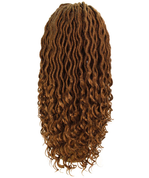 Andrea 19 Inch Copper Blonde Bohemian Braid wig