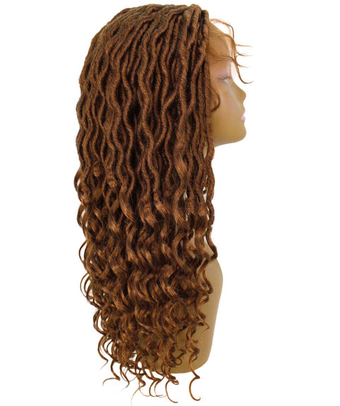 Andrea 19 Inch Copper Blonde Bohemian Braid wig