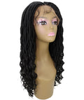 Andrea 22 Inch Black Bohemian Braid wig
