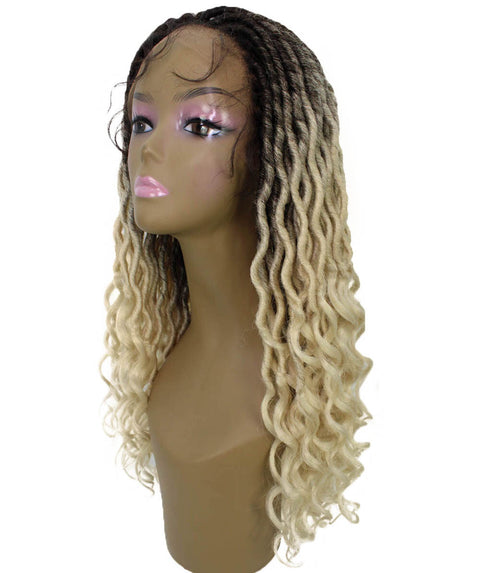 Andrea 22 Inch Blonde Ombre Bohemian Braid wig