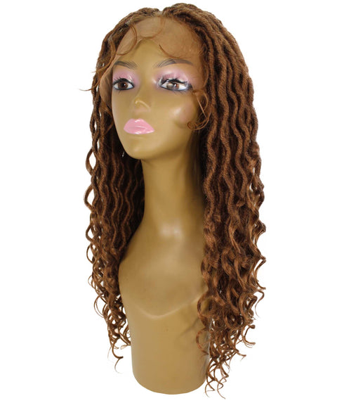 Andrea 22 Inch Copper Blonde Bohemian Braid wig