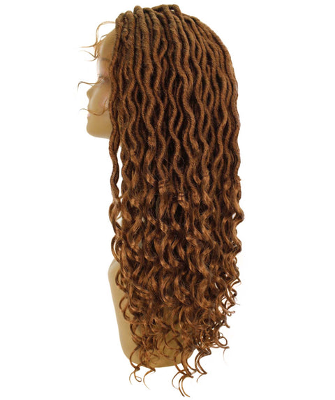 Andrea 22 Inch Copper Blonde Bohemian Braid wig