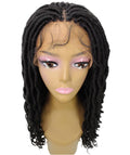 Andrea 31 Inch Black Bohemian Braid wig