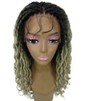 Andrea 31 Inch Grey Ombre Bohemian Braid wig