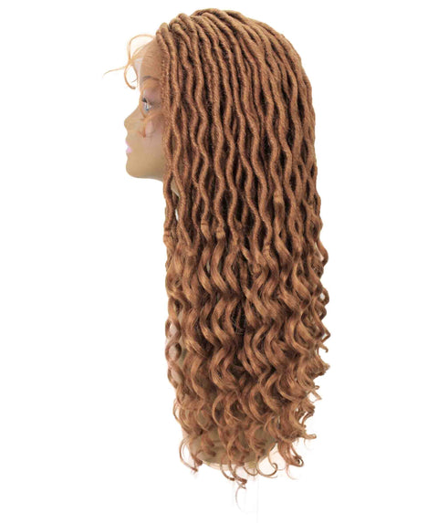 Andrea 31 Inch Golden Blonde Bohemian Braid wig