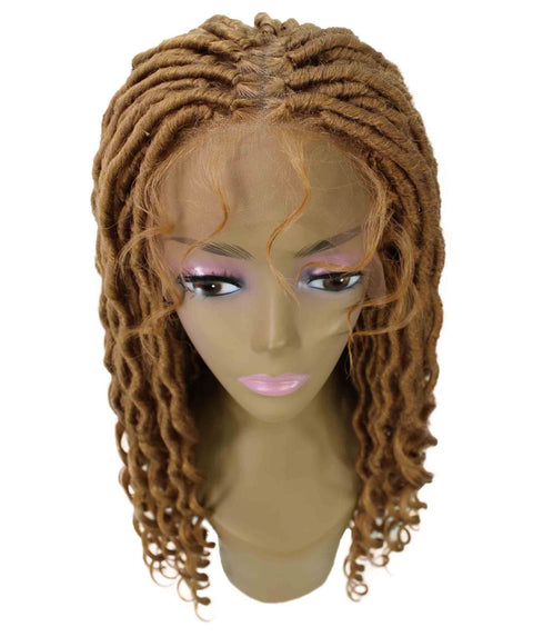 Andrea 31 Inch Golden Blonde Bohemian Braid wig