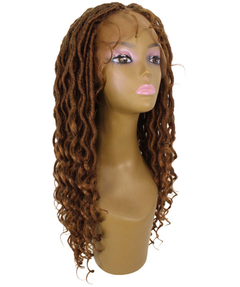Andrea 31 Inch Copper Blonde Bohemian Braid wig