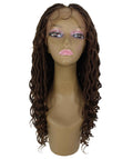 Andrea 31 Inch Medium Brown Bohemian Braid wig
