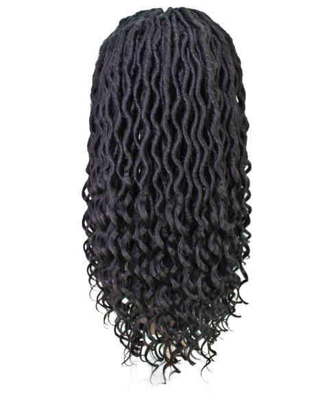 Andrea 37 Inch Dark Brown Bohemian Braid wig